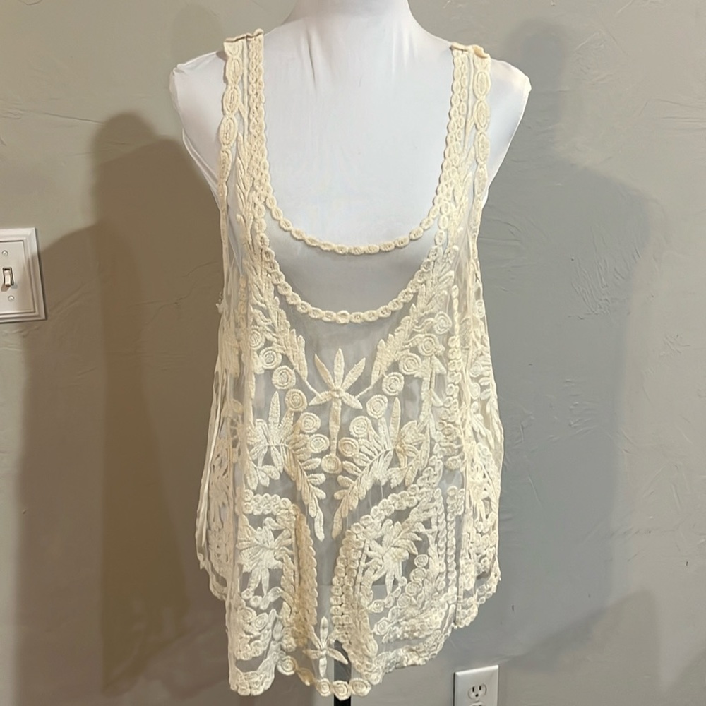 NABEE CROCKET TANK TOP …………007